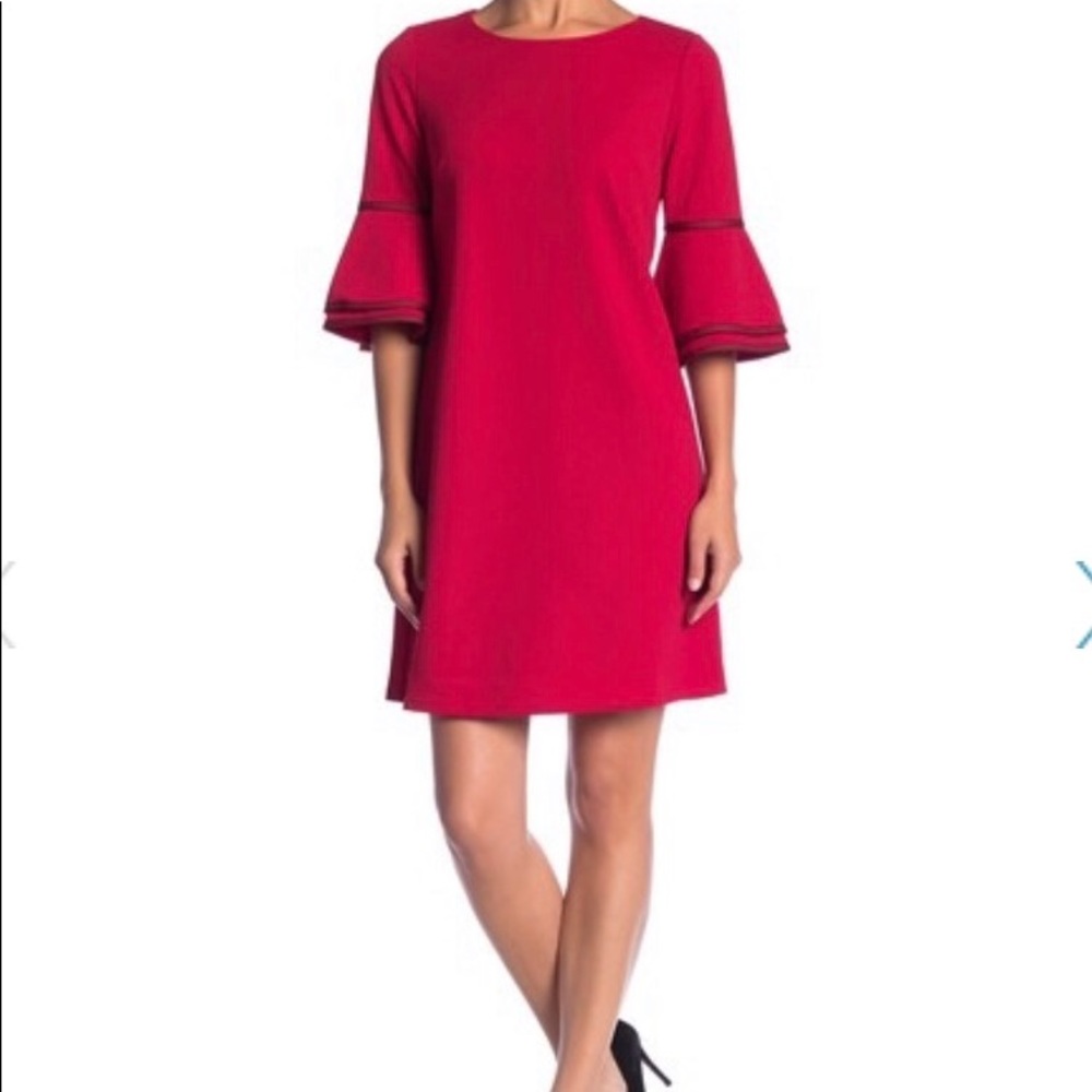 New!  With tags! Sharagano Bell Sleeve Shift Dress